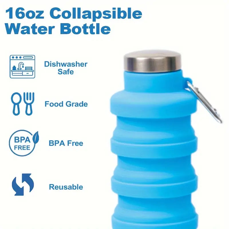 16oz Collapsible Water Bottle