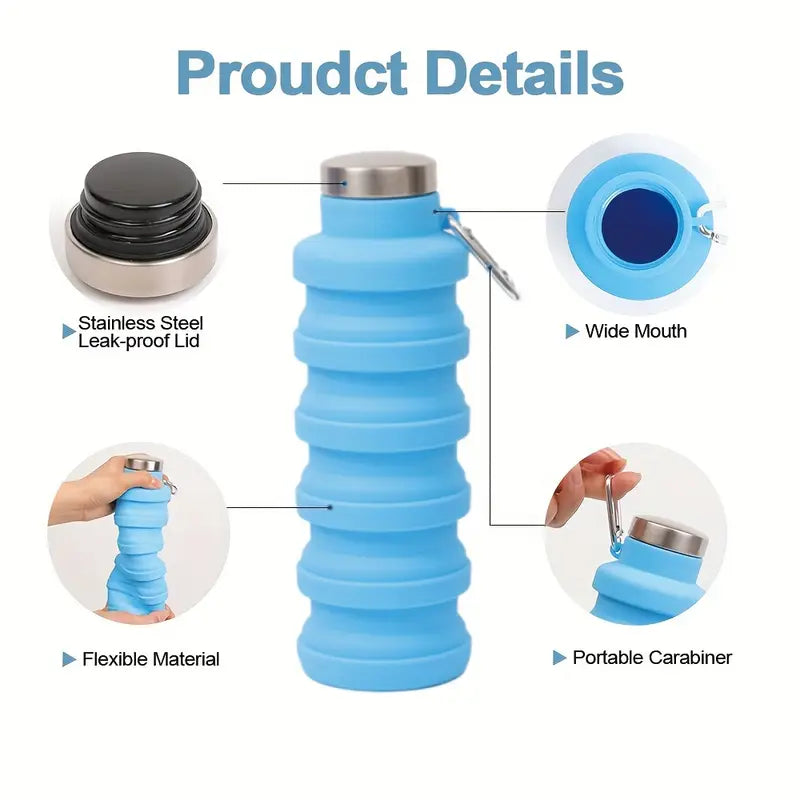 16oz Collapsible Water Bottle